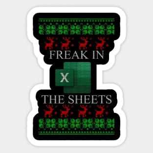 Freak In The Sheets Sticker